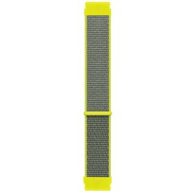 Microsonic Samsung Galaxy Watch 4 40 mm Hasırlı Woven Sport Loop Sarı Kordon