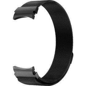 Microsonic Samsung Galaxy Watch 4 40 mm için Milano Loop Siyah Kordon