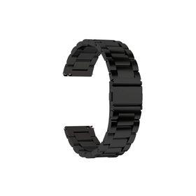 Microsonic Samsung Galaxy Watch 4 40 mm Metal Stainless Steel için Siyah Kordon