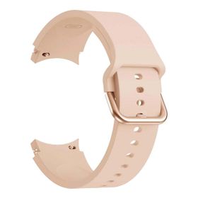 Microsonic Samsung Galaxy Watch 4 40 mm Solid Silicone Band Pembe Kordon