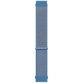 Microsonic Samsung Galaxy Watch 4 44 mm Hasırlı Woven Sport Loop Mavi Uyumlu Kordon