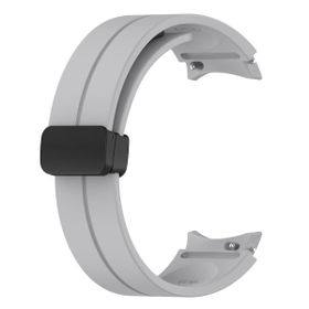 Microsonic Samsung Galaxy Watch 4 44 mm Ribbon Line Gri Kordon