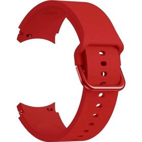 Microsonic Samsung Galaxy Watch 4 44 mm Solid Silikon Band Kırmızı Kordon