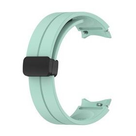 Microsonic Samsung Galaxy Watch 4 Classic 42 mm Ribbon Line Açık Yeşil Kordon