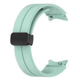 Microsonic Samsung Galaxy Watch 4 Classic 42 mm Ribbon Line Açık Yeşil Kordon