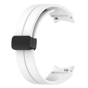 Microsonic Samsung Galaxy Watch 4 Classic 42 mm Ribbon Line Beyaz Kordon