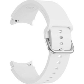 Microsonic Samsung Galaxy Watch 4 Classic 42 mm Solid Silikon Band Beyaz Kordon