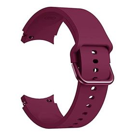 Microsonic Samsung Galaxy Watch 4 Classic 42 mm Solid Silikon Band Mürdüm Kordon