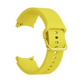 Microsonic Samsung Galaxy Watch 4 Classic 42 mm Solid Silikon Band Sarı Kordon