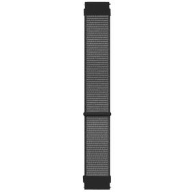 Microsonic Samsung Galaxy Watch 4 Classic 46 mm Hasırlı Woven Sport Loop Gri Uyumlu Kordon