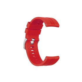 Microsonic Samsung Galaxy Watch 4 Classic 46 mm Silicone Rapid Bands Kırmızı Kordon