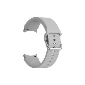 Microsonic Samsung Galaxy Watch 4 Classic 46 mm Solid Silicone Band Gri Kordon