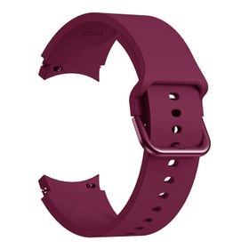 Microsonic Samsung Galaxy Watch 4 Classic 46 mm Solid Silicone Band Mürdüm Kordon