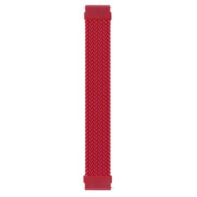 Microsonic Samsung Galaxy Watch 5 40 mm Braided Solo Loop Band Kırmızı 135 mm Small Kordon