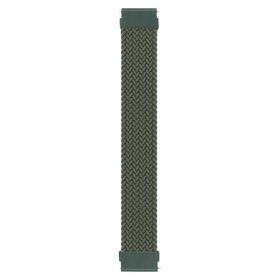 Microsonic Samsung Galaxy Watch 5 40 mm Braided Solo Loop Band Kırmızı 135 mm Small Kordon