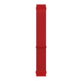 Microsonic Samsung Galaxy Watch 5 40 mm Hasırlı Woven Sport Loop Kırmızı Kordon