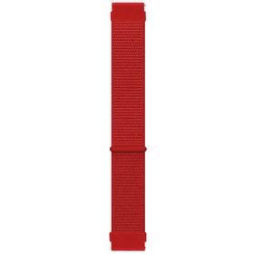 Microsonic Samsung Galaxy Watch 5 40 mm Hasırlı Woven Sport Loop Kırmızı Kordon