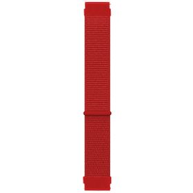 Microsonic Samsung Galaxy Watch 5 40 mm Hasırlı Woven Sport Loop Kırmızı Kordon