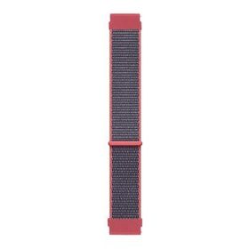 Microsonic Samsung Galaxy Watch 5 40 mm Hasırlı Woven Sport Loop Koyu Pembe Kordon