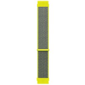 Microsonic Samsung Galaxy Watch 5 40 mm Hasırlı Woven Sport Loop Sarı Kordon
