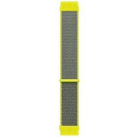 Microsonic Samsung Galaxy Watch 5 40 mm Hasırlı Woven Sport Loop Sarı Kordon