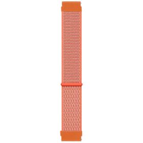 Microsonic Samsung Galaxy Watch 5 40 mm Hasırlı Woven Sport Loop Turuncu Kordon