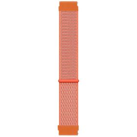 Microsonic Samsung Galaxy Watch 5 40 mm Hasırlı Woven Sport Loop Turuncu Kordon