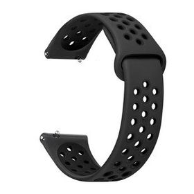 Microsonic Samsung Galaxy Watch 5 40 mm Rainbow Sport Band Siyah Kordon