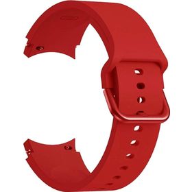 Microsonic Samsung Galaxy Watch 5 40 mm Solid Silikon Band Kırmızı Kordon