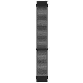 Microsonic Samsung Galaxy Watch 5 44 mm Hasırlı Woven Sport Loop Gri Kordon