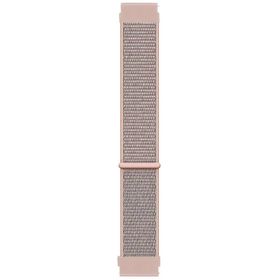 Microsonic Samsung Galaxy Watch 5 Pro 45 mm Hasırlı Woven Sport Loop Beyaz Kordon