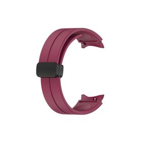Microsonic Samsung Galaxy Watch 5 Pro 45 mm Ribbon Line Bordo Kordon
