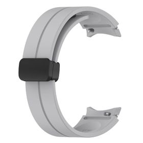 Microsonic Samsung Galaxy Watch 5 Pro 45 mm Ribbon Line Gri Kordon