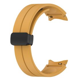 Microsonic Samsung Galaxy Watch 5 Pro 45 mm Ribbon Line Sarı Kordon