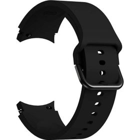 Microsonic Samsung Galaxy Watch 6 44 mm Solid Silikon Band Siyah Kordon