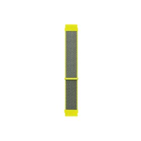 Microsonic Samsung Galaxy Watch 6 44 mm Woven Sport Loop Sarı Hasırlı Kordon