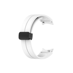 Microsonic Samsung Galaxy Watch 6 Classic 43 mm Ribbon Line Beyaz Kordon