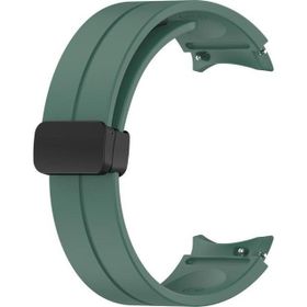 Microsonic Samsung Galaxy Watch 6 Classic 43 mm Ribbon Line Yeşil Kordon
