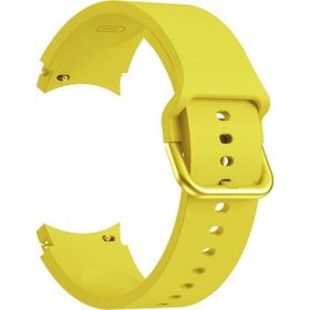 Microsonic Samsung Galaxy Watch 6 Classic 47 mm Solid Silicone Band Sarı Kordon