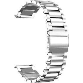 Microsonic Samsung Galaxy Watch Active 2 40 mm Metal Stainless Steel Gümüş Kordon