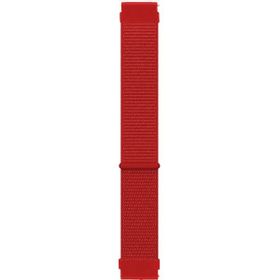 Microsonic Samsung Galaxy Watch Active 2 40 mm Woven Sport Loop Kırmızı Hasırlı Kordon