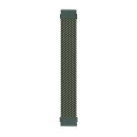 Microsonic Samsung Galaxy Watch Active 2 44 mm Braided Solo Loop Band Koyu Yeşil Medium 155 mm Kordon