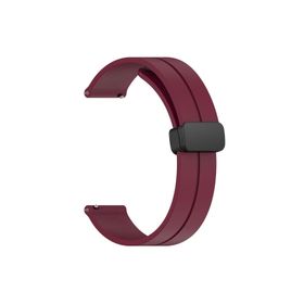Microsonic Samsung Galaxy Watch Active 2 44 mm Ribbon Line Bordo Kordon
