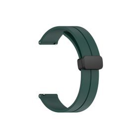 Microsonic Samsung Galaxy Watch Active 2 44 mm Ribbon Line Koyu Yeşil Kordon