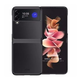 Microsonic Samsung Galaxy Z Flip 3 Shell Platinum Siyah Cep Telefonu Kılıfı