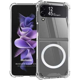 Microsonic Samsung Galaxy Z Flip 4 Magsafe Clear Soft Cep Telefonu Kılıfı