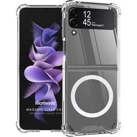 Microsonic Samsung Galaxy Z Flip 4 Magsafe Clear Soft Cep Telefonu Kılıfı