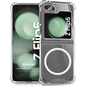 Microsonic Samsung Galaxy Z Flip 5 Magsafe Clear Soft Şeffaf Kılıf