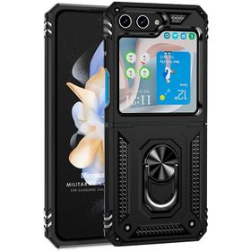 Microsonic Samsung Galaxy Z Flip 5 Military Ring Holder Cep Telefonu Kılıfı