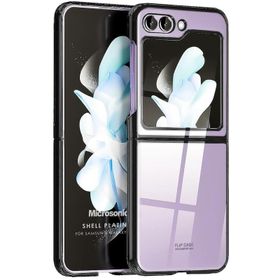Microsonic Samsung Galaxy Z Flip 5 Shell Platinum Cep Telefonu Kılıfı
